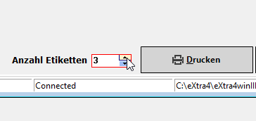 Anzahl Etiketten